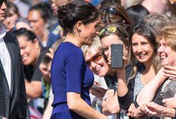 Meghan Markle w prześwitującej spódnicy. Pokazała bieliznę
