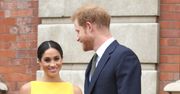 Meghan Markle jak promyk słońca. Wybrała żółtą ołówkową sukienkę