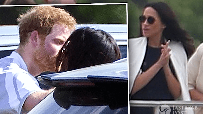 Meghan Markle i książę Harry całują się