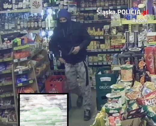 Policja prosi o pomoc w ustaleniu tożsamości mężczyzn, którzy napadli na sklep w Bytomiu