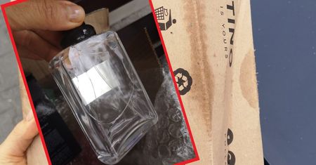Dostał paczkę z rozbitą butelką perfum w środku. Reklamacja to droga przez mękę