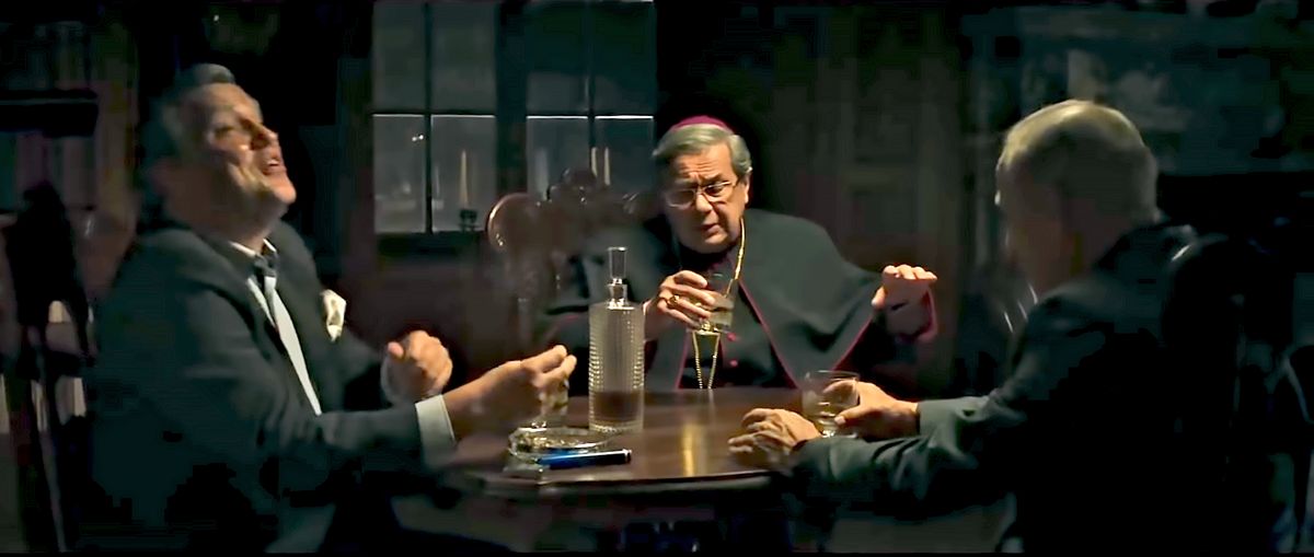 Kadr z filmu "Kler" Wojtka Smarzowskiego. 