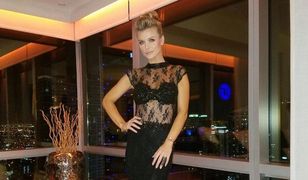 Joanna Krupa w koronkowej sukience. Znowu odsłoniła ciało