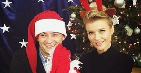 Joanna Krupa i Robert Biedroń na imprezie mikołajkowej
