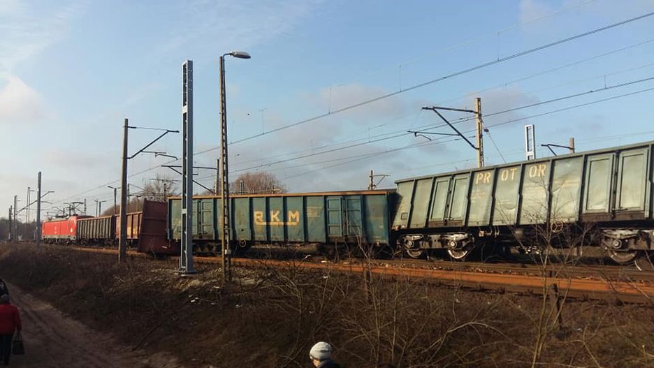 Trzy wagony wykoleiły się na stacji Poznań-Kiekrzu