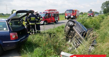 Poważny wypadek w Krzewinie