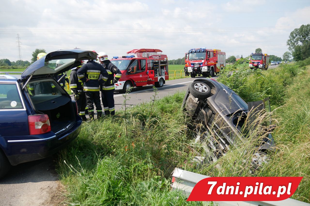 Poważny wypadek w Krzewinie