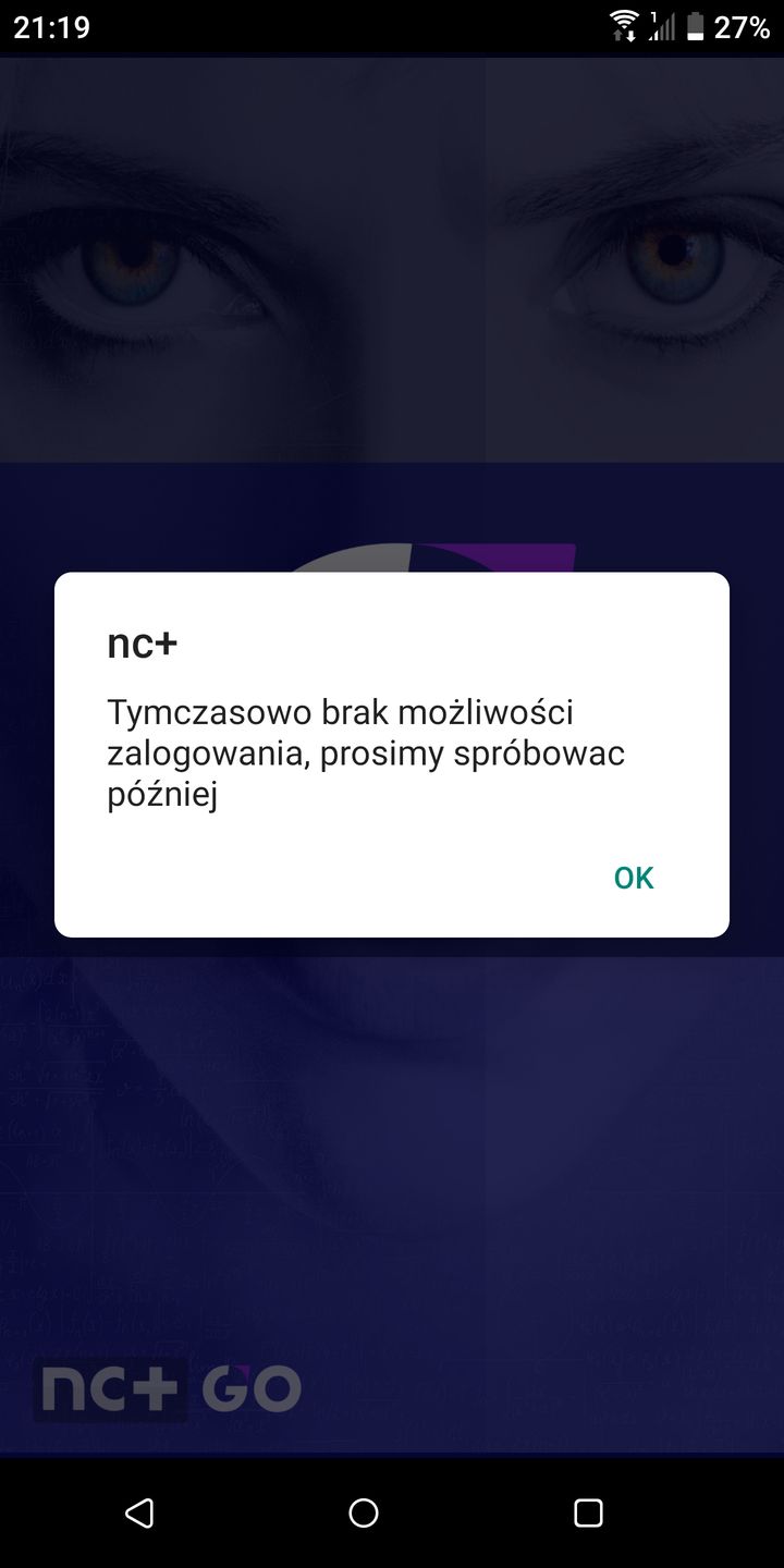 nc+ GO nie działa przez przeciążenie serwerów 