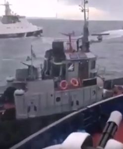 Rosjanie taranują ukraiński okręt. Do sieci trafiło nagranie