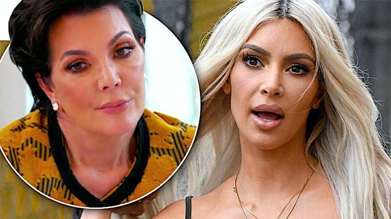 Kim Kardashian, Kris Jenner, konflikt