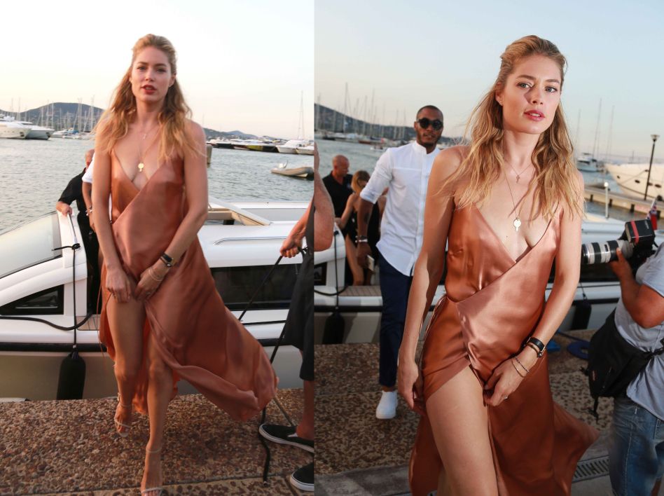 Doutzen Kroes w skrawku materiału