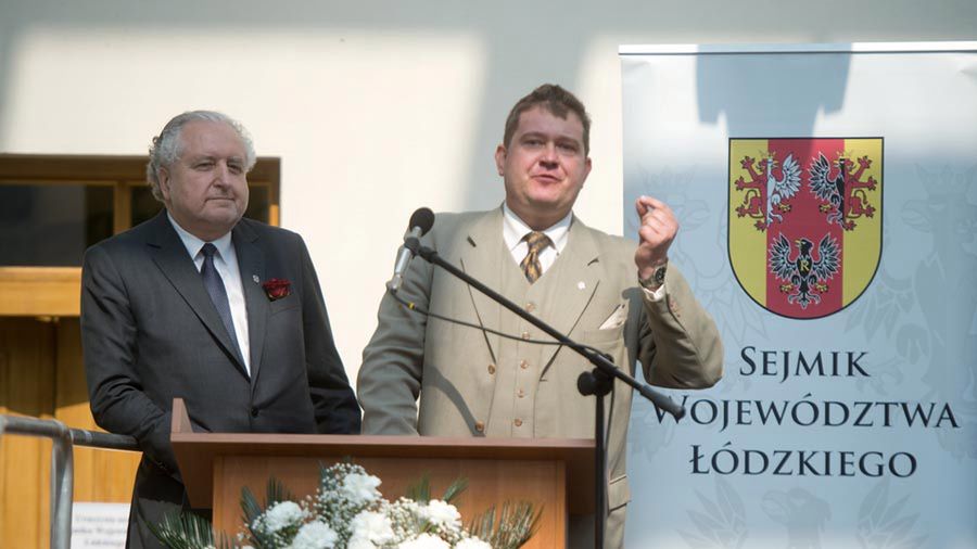 Andrzej Rzepliński i radny PiS Michał Król