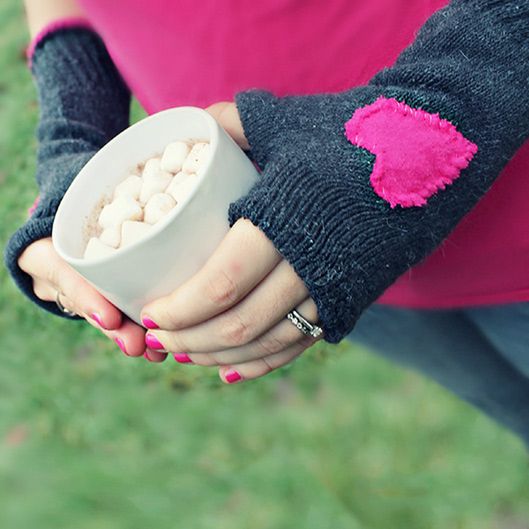 Fingerless Gloves Out Of Socks