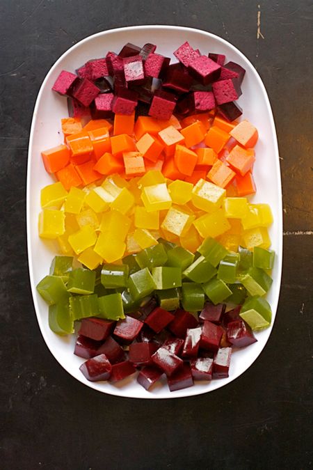 Healthy Rainbow Homemade Gummy Snacks
