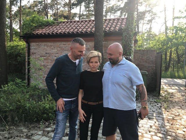 Krzysztof Gojdź na planie filmu "Botoks"