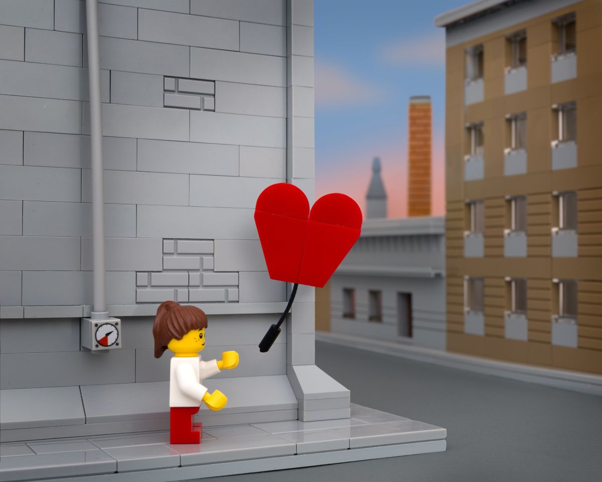 Offtopic: Murale Banksy'ego wykonane z klocków LEGO