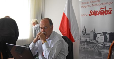 Strajk nauczycieli. Czarne chmury zbierają się nad przewodniczącym oświatowej "Solidarności"