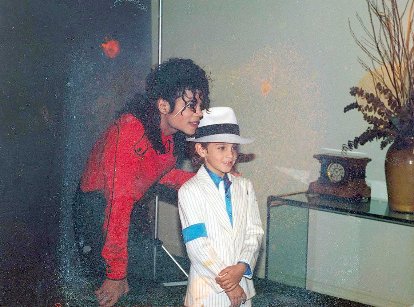 Michael Jackson z Wade'em Robsonem, rzekomą ofiarą króla popu 