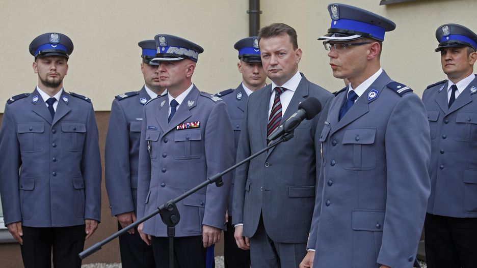 Inspektor Rafał Kubicki zaczął pełnić obowiązki komendanta kilka miesięcy temu