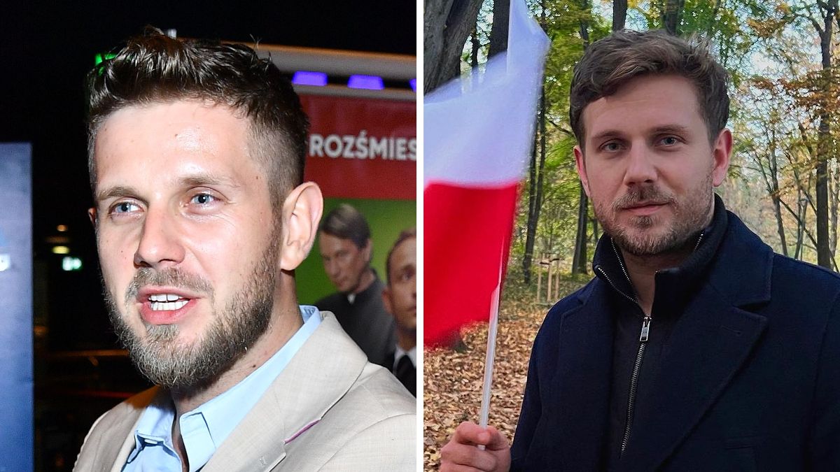 Antoni Królikowski pokazał się z bronią. Wygląda na wściekłego