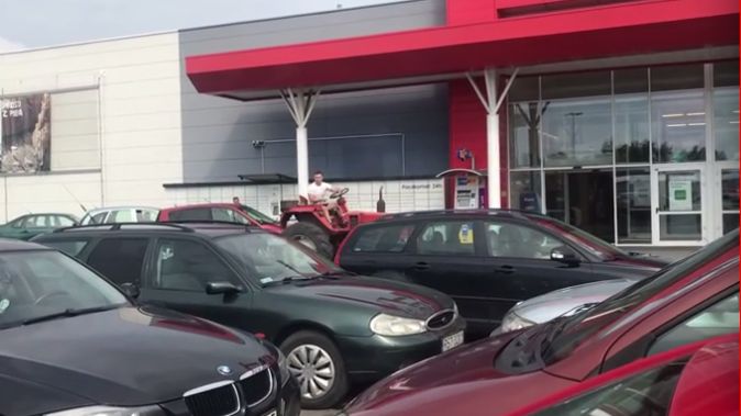Mężczyzna szybko odjechał z miejsca zdarzenia