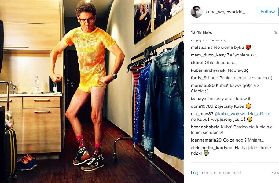 Kuba Wojewódzki pokazał się w samej bieliźnie na instagramie!