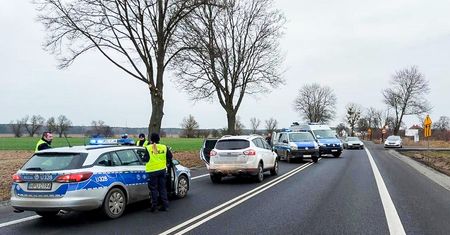 Policyjny pościg przez dwa powiaty