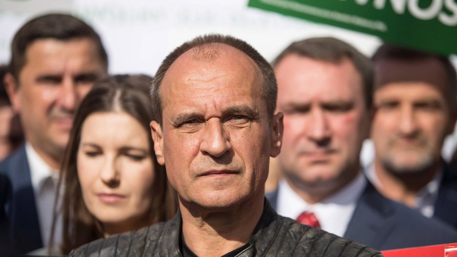 Wybory parlamentarne 2019. Paweł Kukiz na konwencji PSL-Koalicja Polska