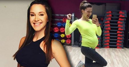 Natalia Jakuła w ósmym miesiącu ciąży wciąż trenuje! Zdjęcie skomentowała sama Anna Lewandowska