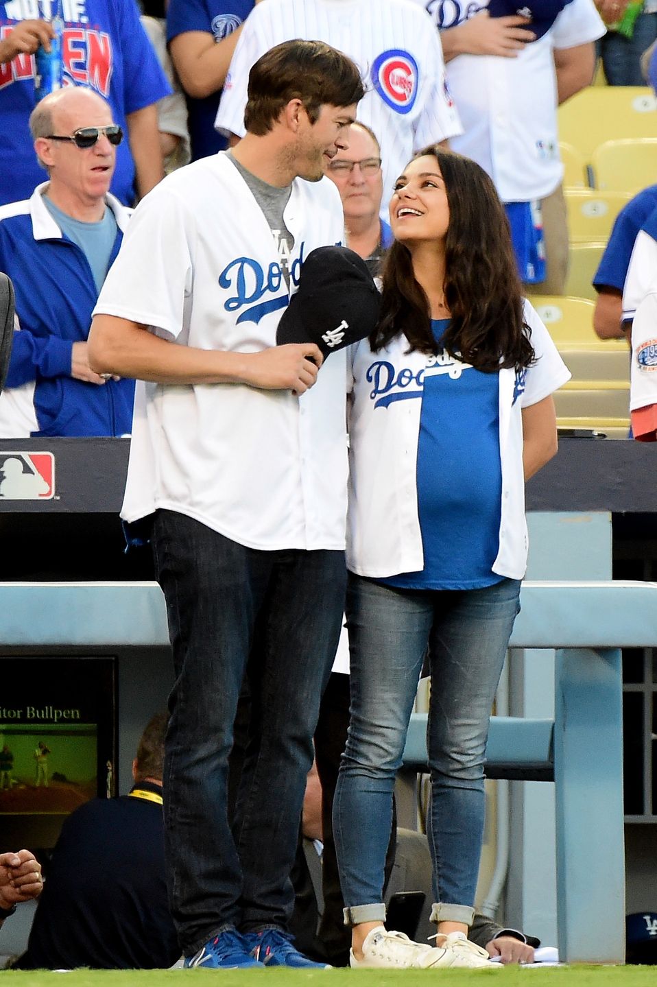 in game four of the National League Championship Series at Dodger Stadium on October 19, 2016 in Los Angeles, California. 