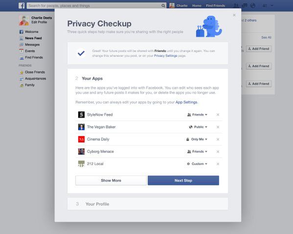 Nowa Kontrola Prywatności dostępna dla wszystkich korzystających z Facebooka na komputerze