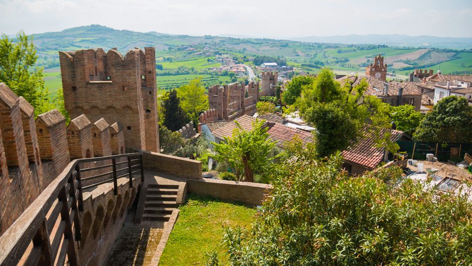 Twierdza w miasteczku Gradara