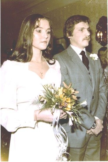 Jolanta Kwaśniewska w dniu ślubu