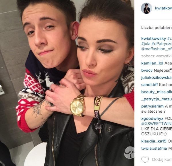 Dawid Kwiatkowski i Maffashion an jednej imprezie