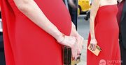 Oszałamiająco piękna ciężarna gwiazda na wielkiej gali! Obcisłą kreacją podkreśliła imponujących rozmiarów brzuszek!