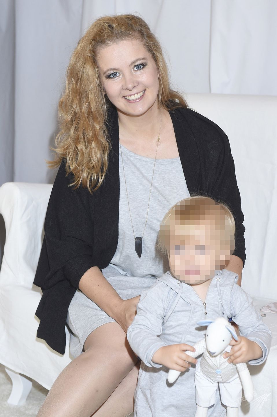 Anna Powierza z córką Helenką