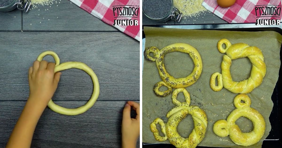 Myszka Mickey z ciasta drożdżowego