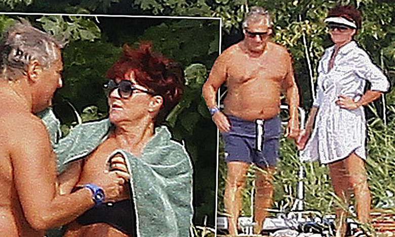 Ale widok! Jolanta Kwaśniewska w bikini przyłapana na wakacjach z mężem! Ma sylwetkę jak 30-latka!