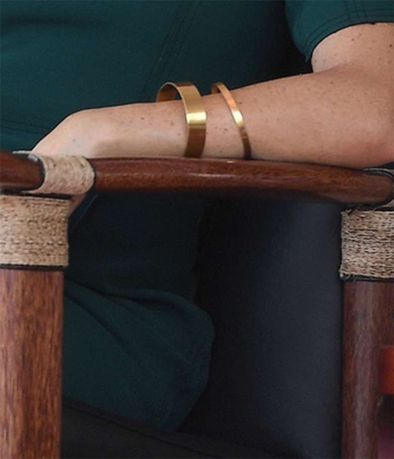 Meghan Markle w ciąży na Fidżi w zielonej kreacji