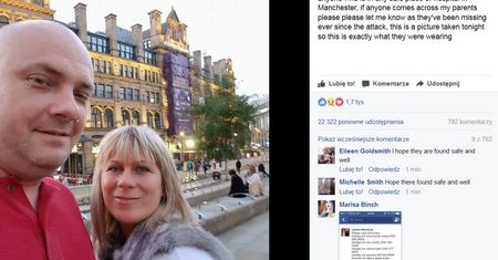 Polacy zaginęli po zamachu w Manchesterze. Ich córka prosi o pomoc