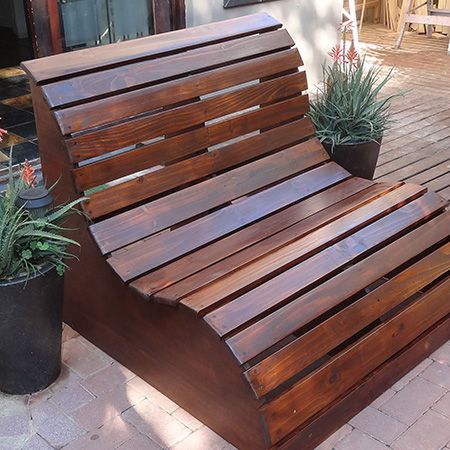 Slatted Garden Bench