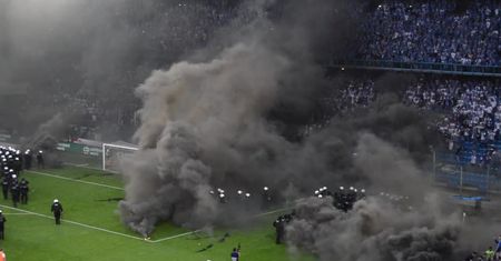 Przerwany mecz Lech-Legia