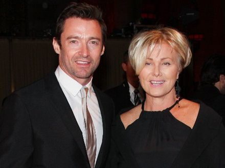 Hugh Jackman polega na żonie