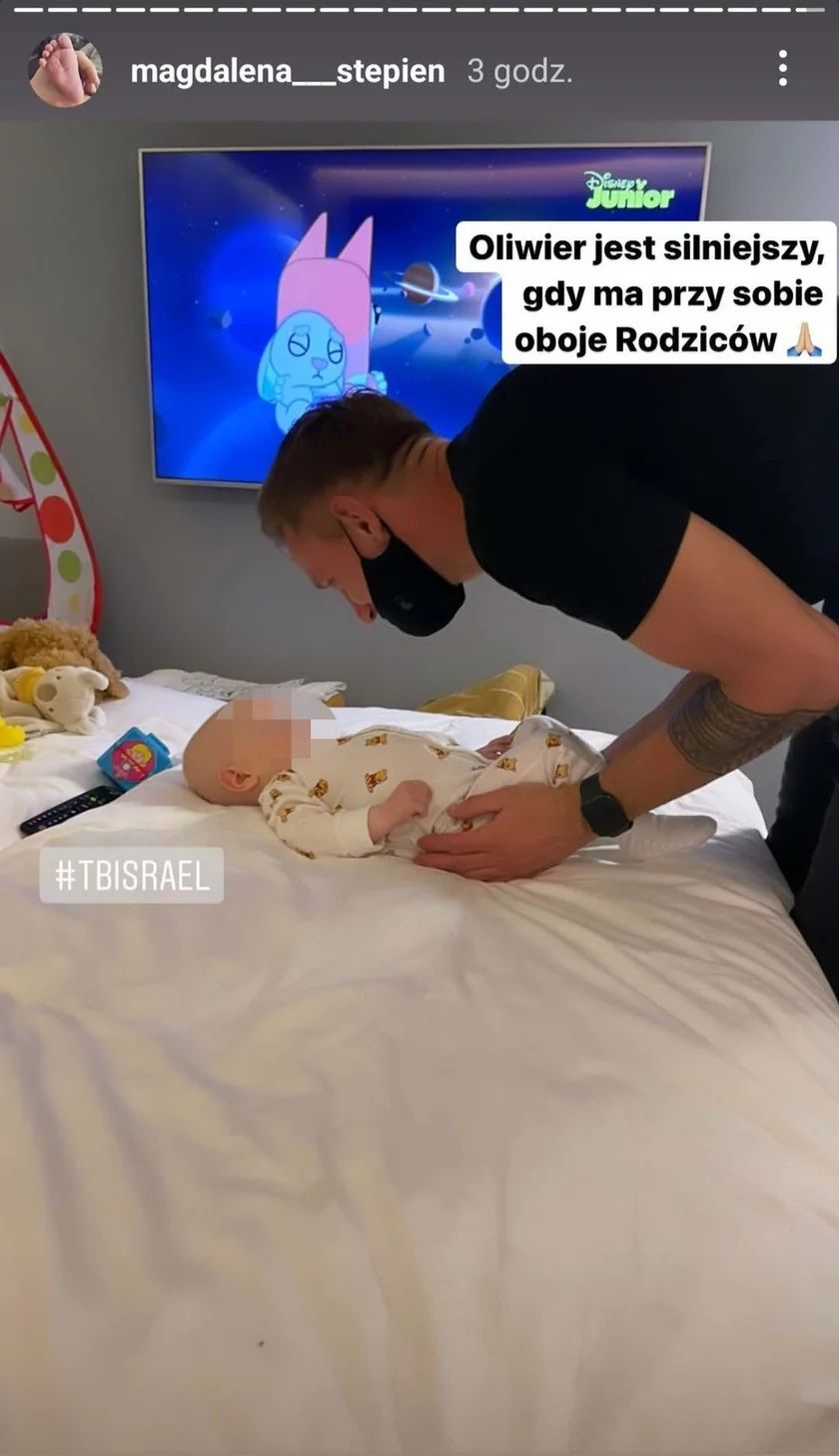 Jakub Rzeźniczak odwiedził syna w szpitalu