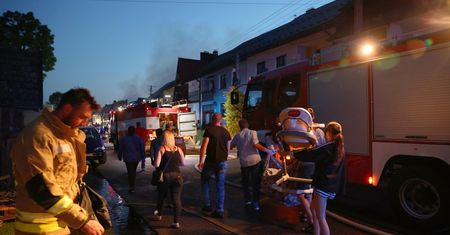 Wielki pożar we wsi Nowa Biała. 20 rodzin bez dachu nad głową.