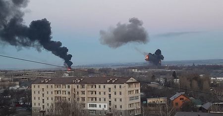 Kamera na żywo pokazująca panoramę Kijowa