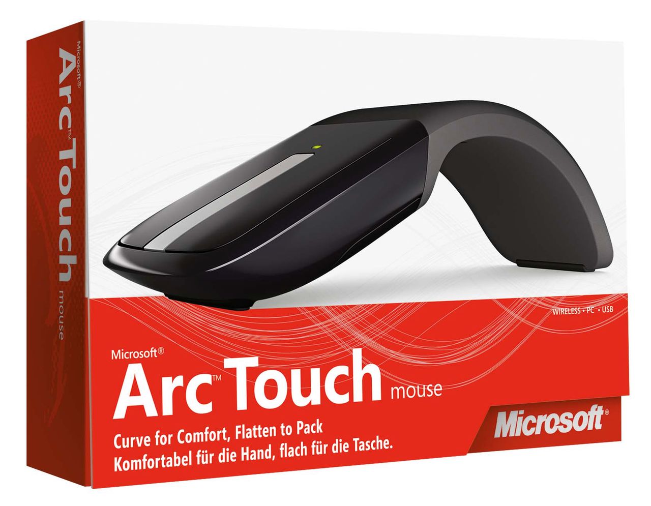 Microsoft Arc Mouse - mysz o nietypowym dizajnie