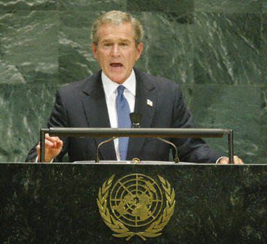 Bush prosi ONZ o pomoc w Iraku