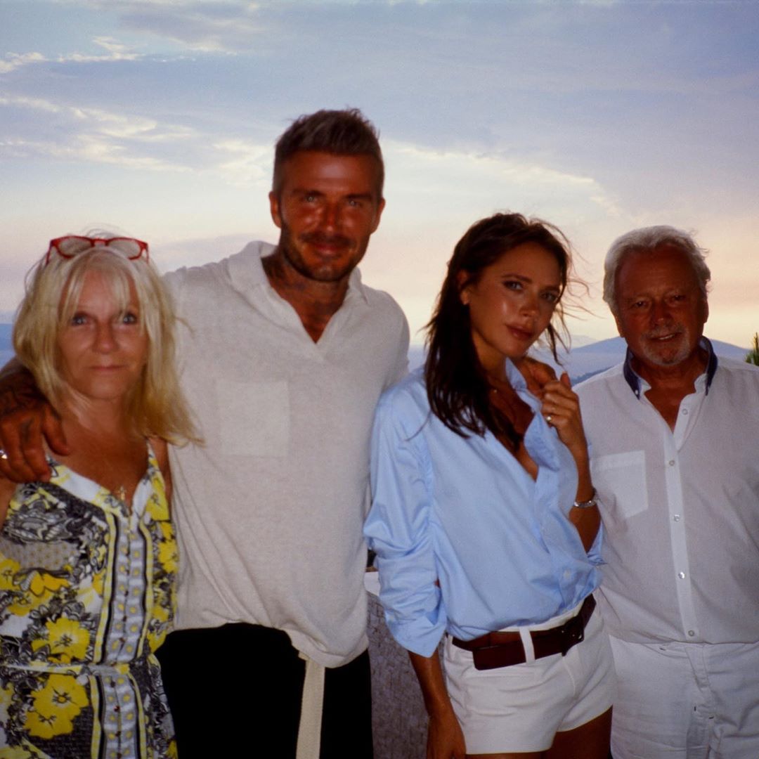 Victoria i David Beckhamowie na wakacjach