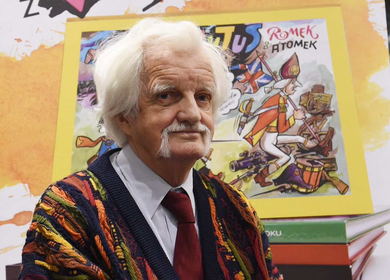 Papcio Chmiel obchodzi urodziny. Twórca komiksów z serii „Tytus, Romek i A’Tomek” kończy 96 lat